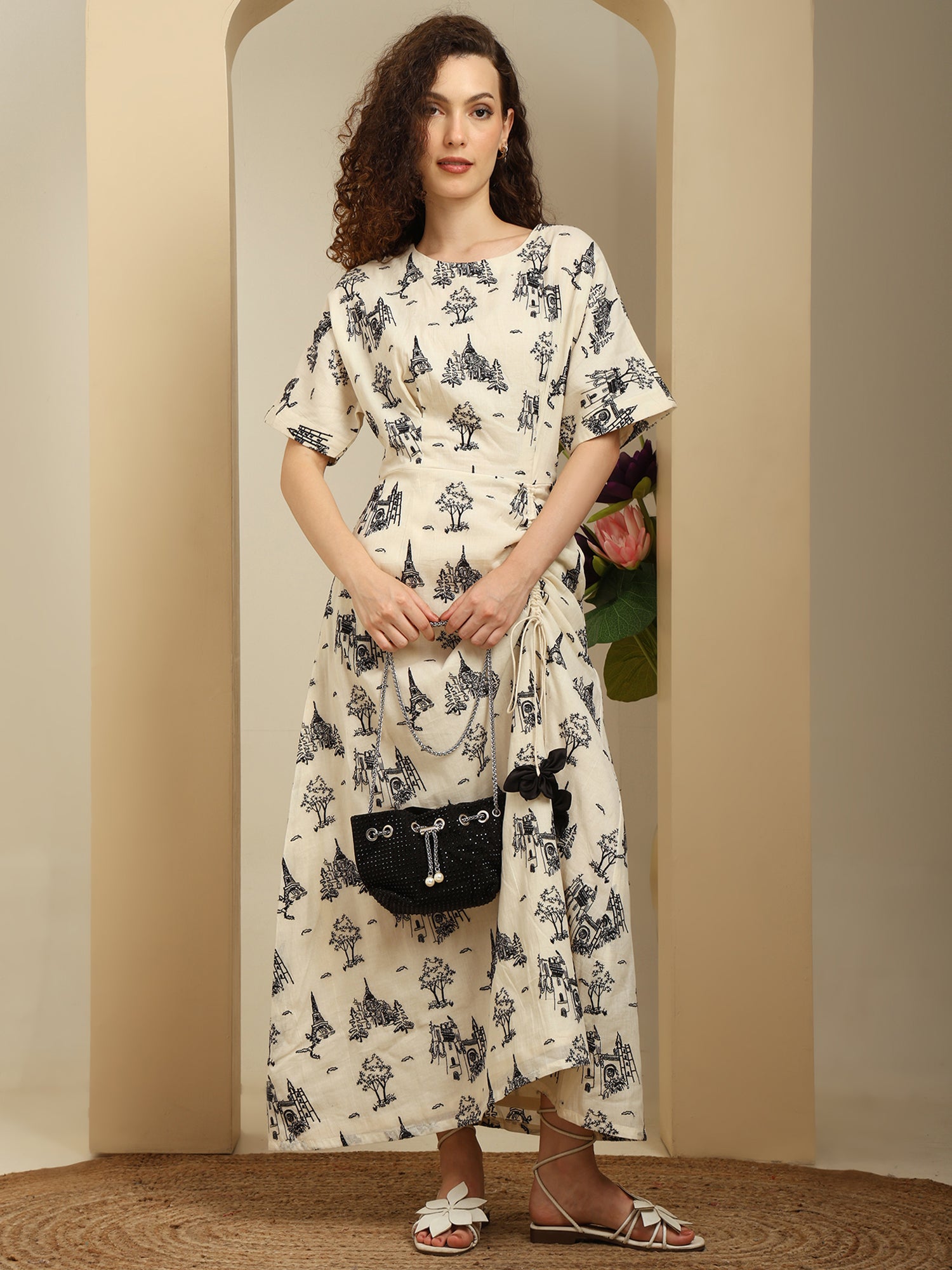 Cotton Knot Dress