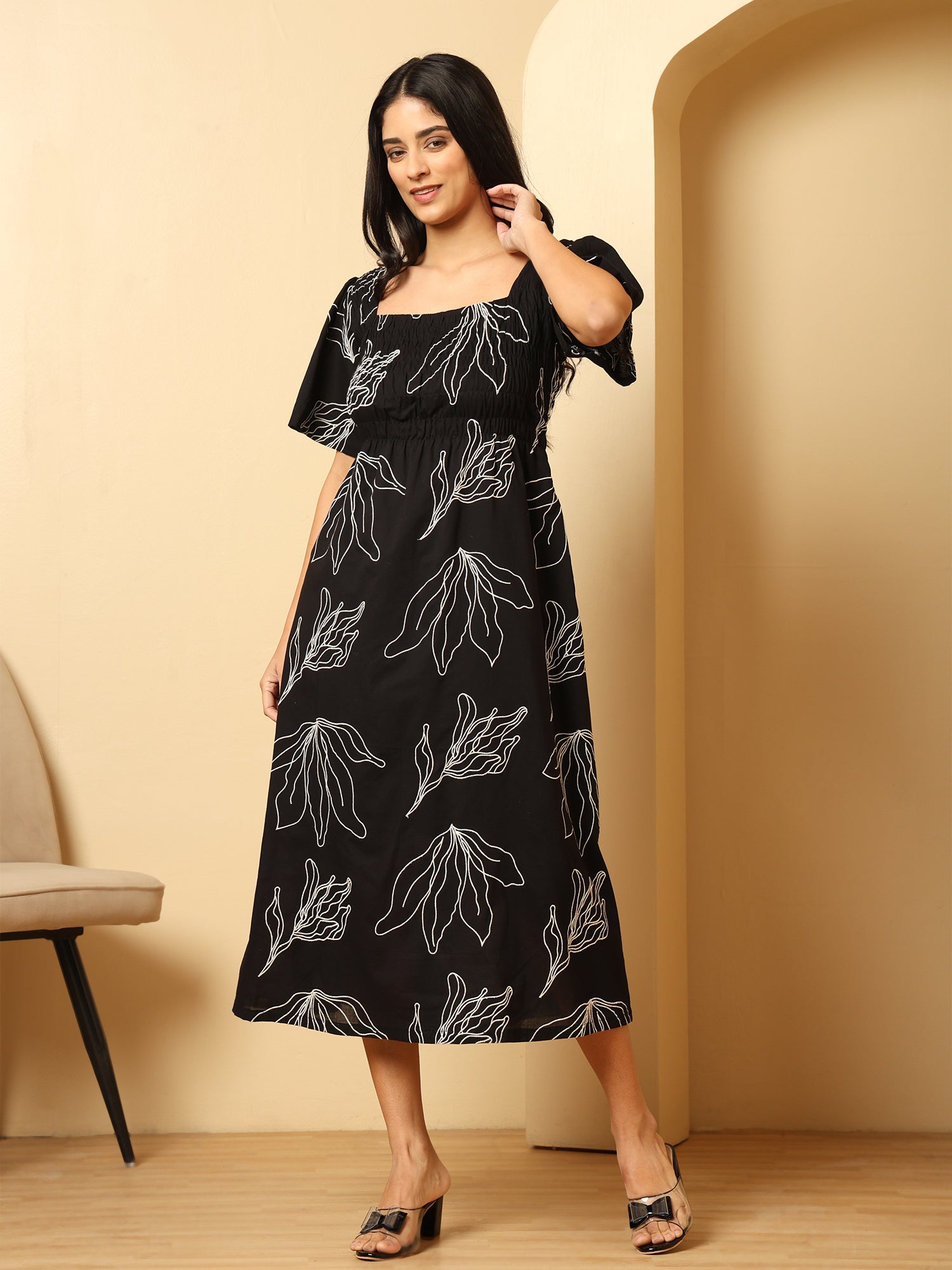Black Midi Dress