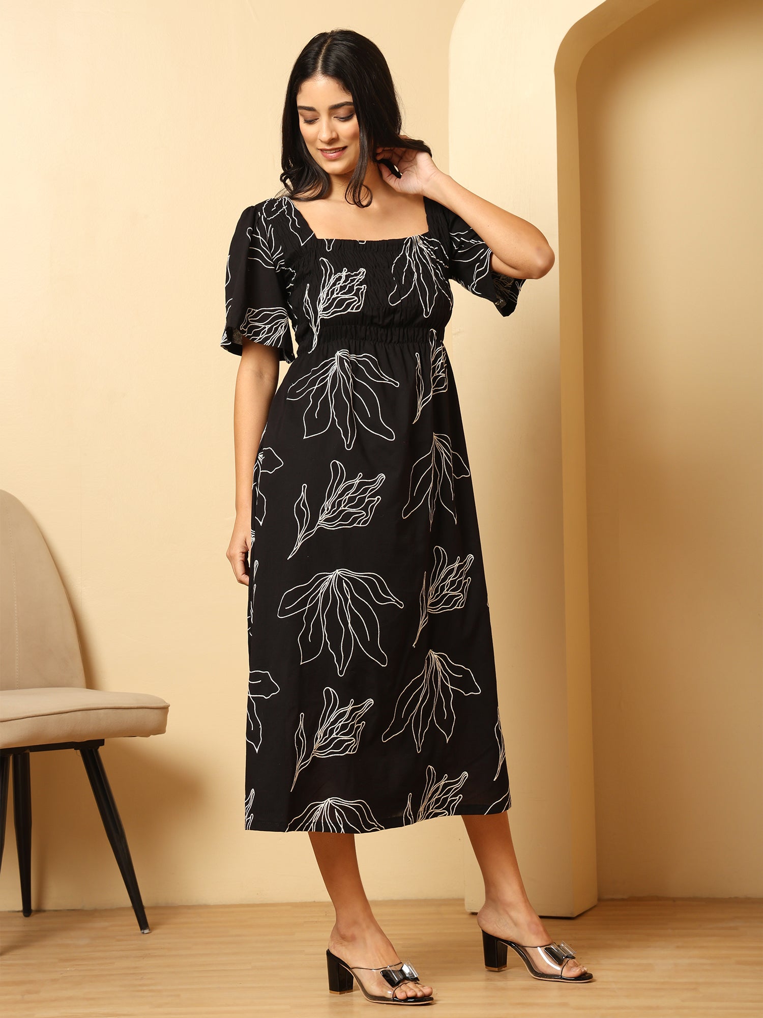 Black Midi Dress