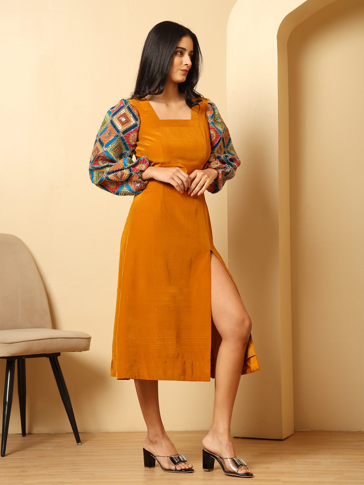 Midi sequence Dress