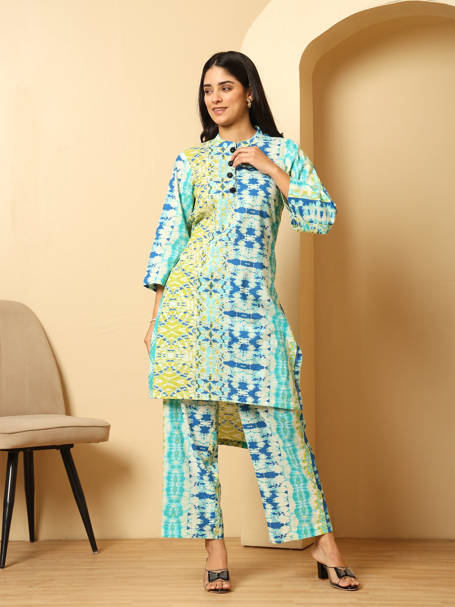 Casual kurti and pant Co-ord set