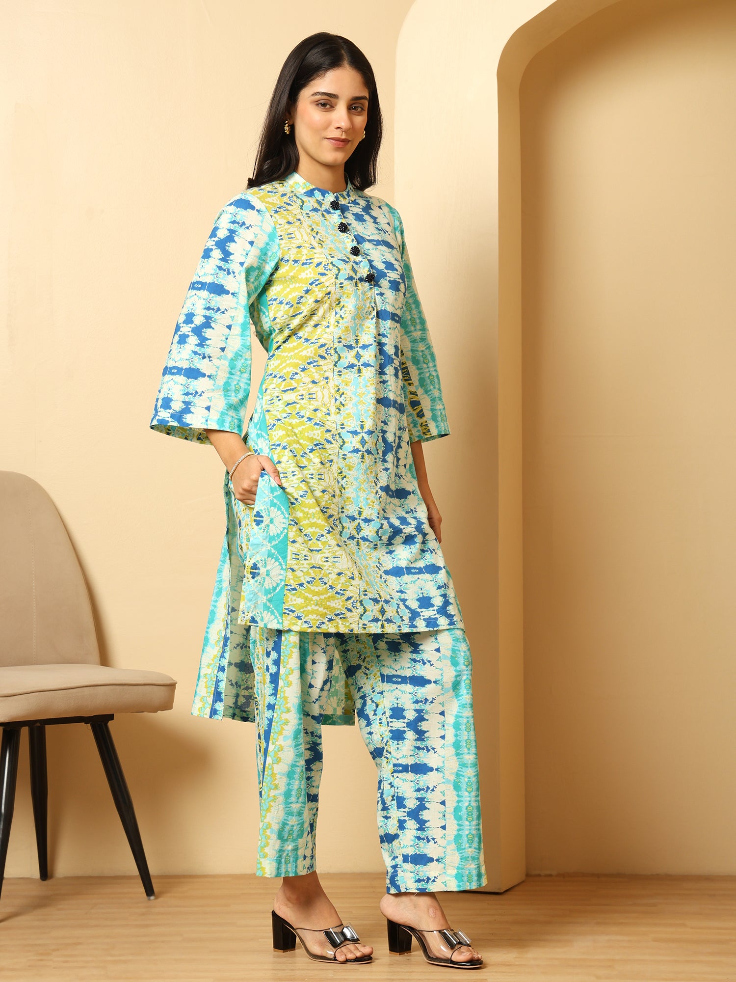 Casual kurti and pant Co-ord set