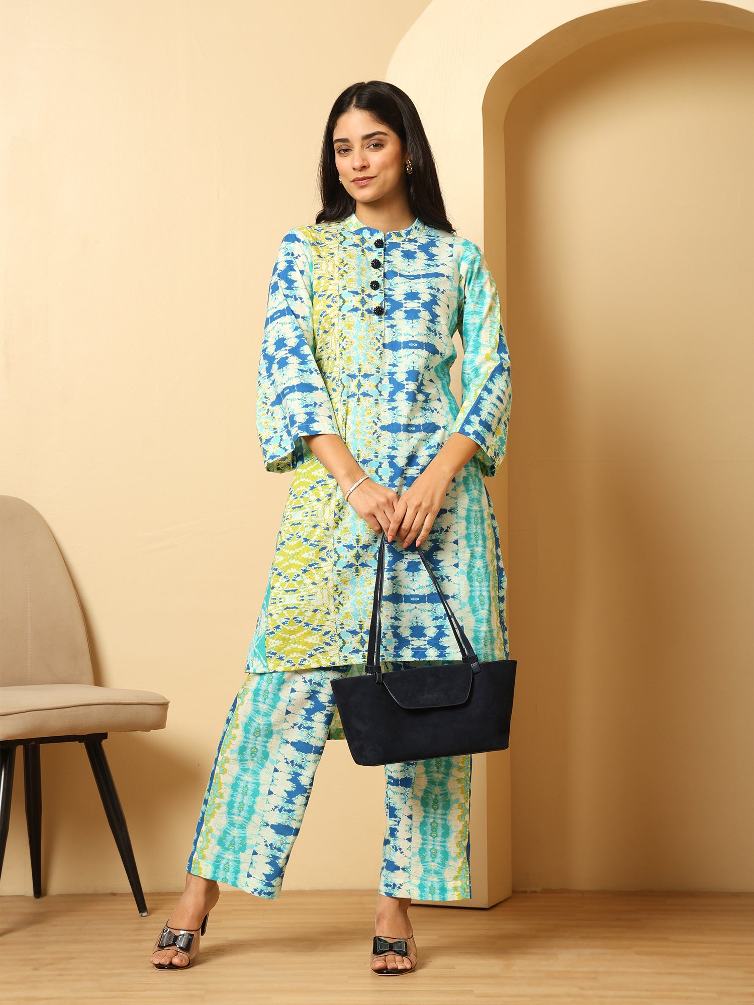 Casual kurti and pant Co-ord set