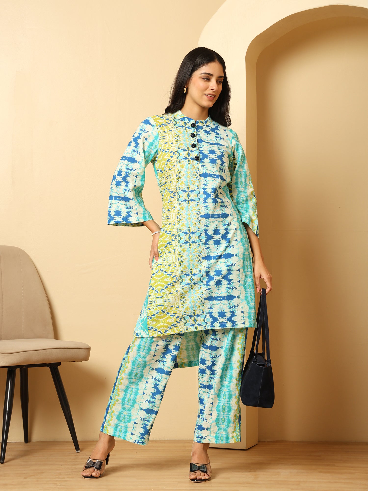 Casual kurti and pant Co-ord set