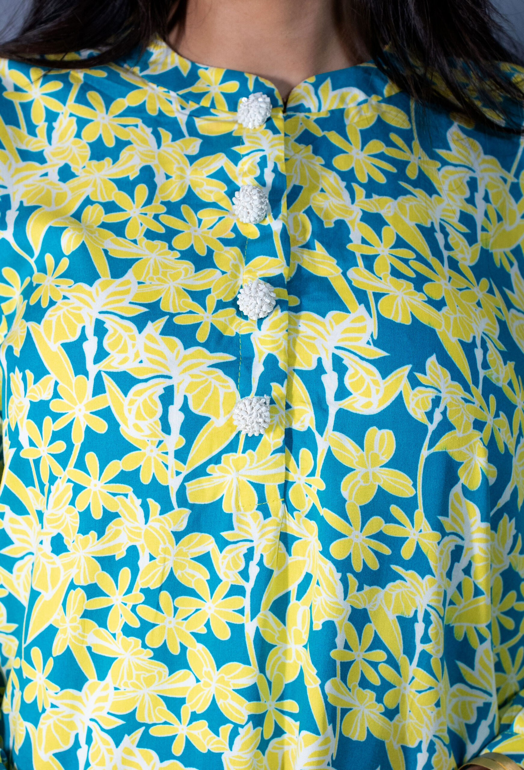 Blue Flower Cord Set - Image 3